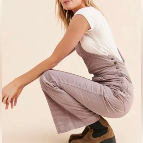 Lee Pants - Lee Workwear “Purple Storm” Flare Corduroy Overall. NWT.